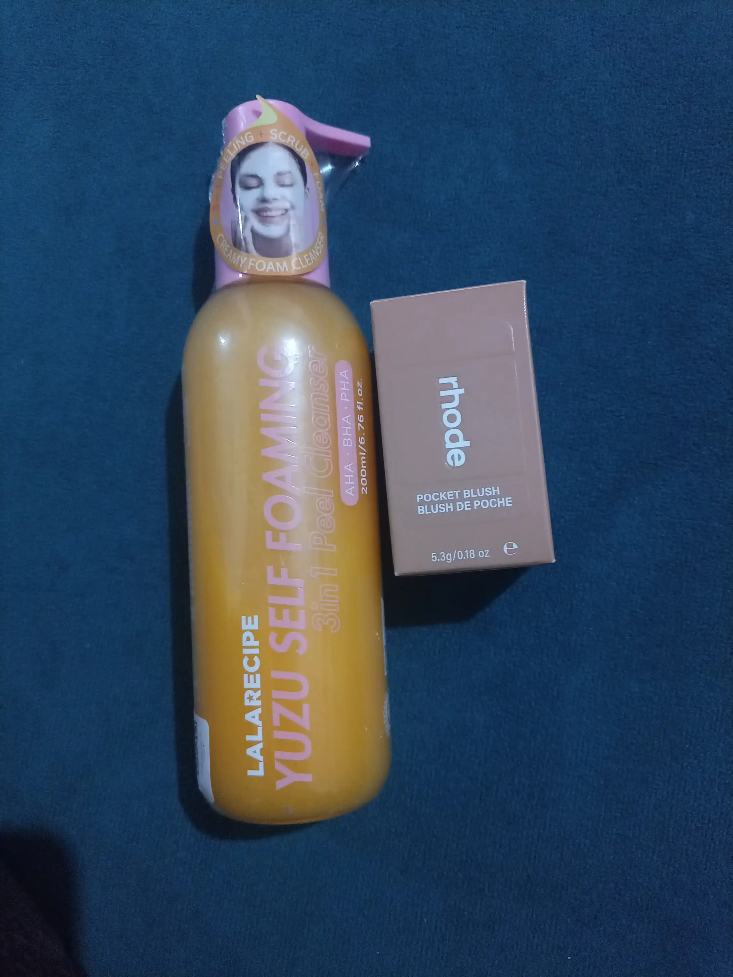 LALARICIPE пенка Yuzu Self Foaming 3 в 1 с AHA и BHA, очищающая пенка для лица, 200 мл