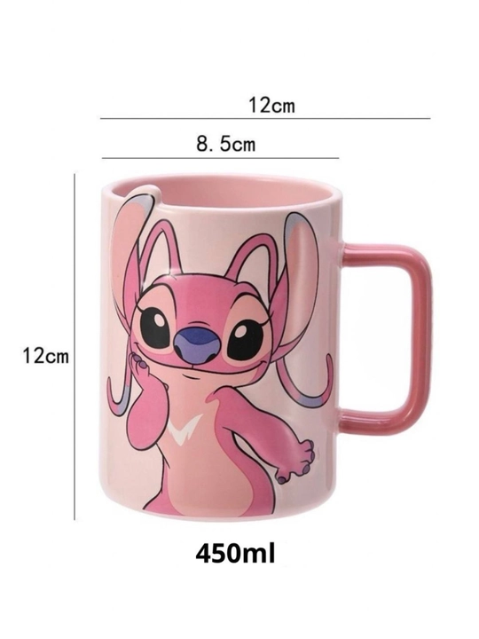 Stich va Lilo keramika krujkalari, 450ml  мult qahramonlar surati tushirilgan krujkalar