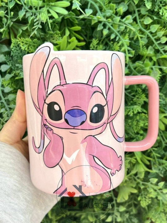 Stich va Lilo keramika krujkalari, 450ml  мult qahramonlar surati tushirilgan krujkalar