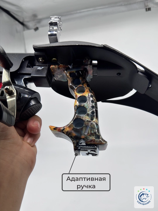 Мощная рогатка для спорта и рыбалки с лазерным прицелом, эргономичная