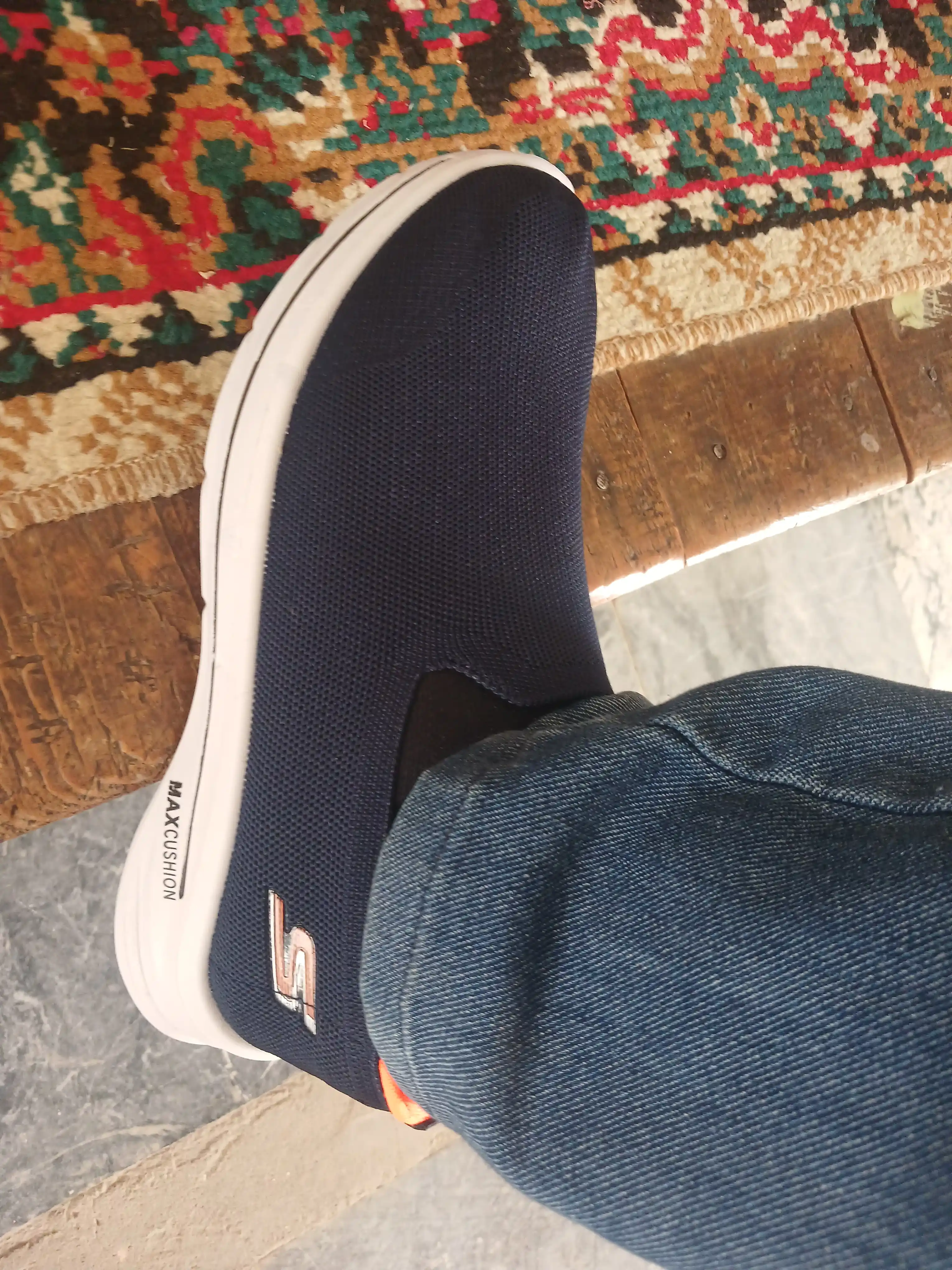 Мужские слипоны  , Max Cushion, дышащие кроссовки для ходьбы на каждый день