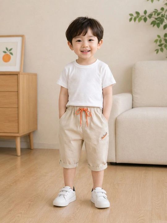 O‘gil bolalar uchun yozgi shortik (2-6 yosh) – yengil, qulay, 3 rang - 