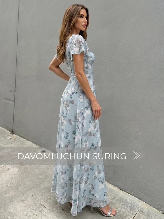 Ayollar uchun kundalik shifon ko‘ylagi – ELLY FASHION