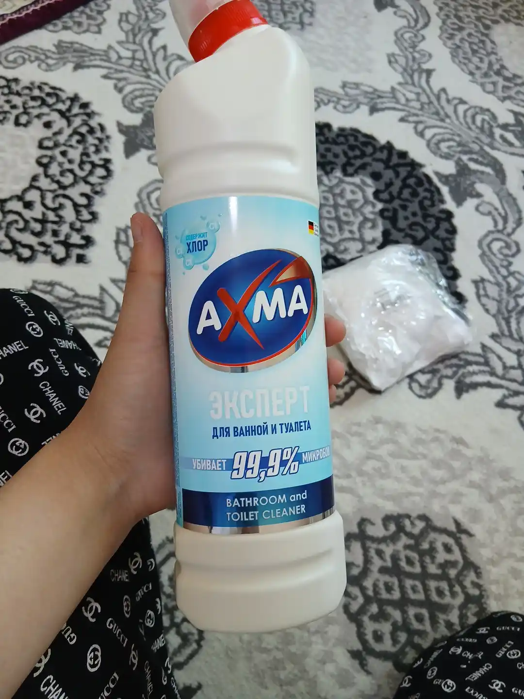 Средство для ванной АХМА, Эксперт для ванной и туалета, 750 г