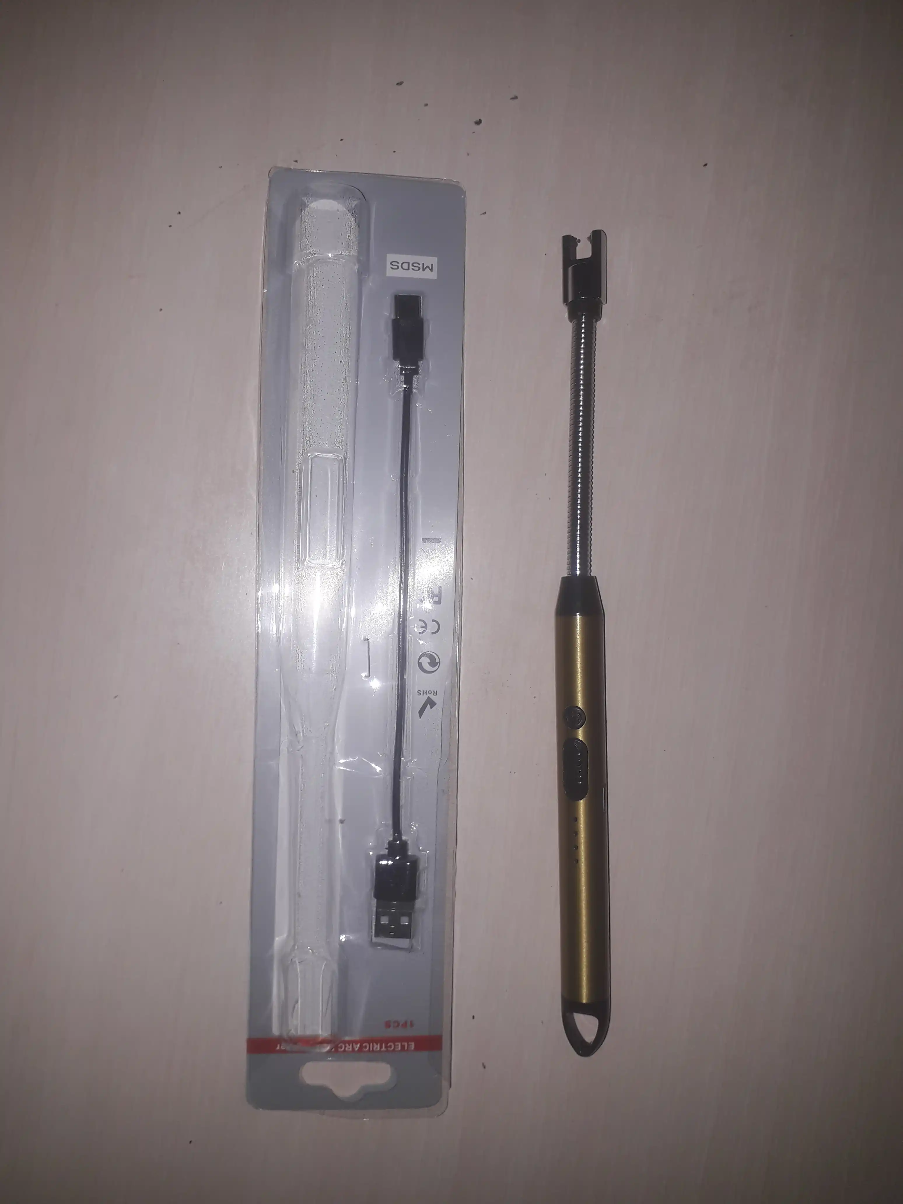 Oshxona plazmali zajigalkasi, USB qayta zaryadlanuvchi, 360 daraja, ko'p maqsadli