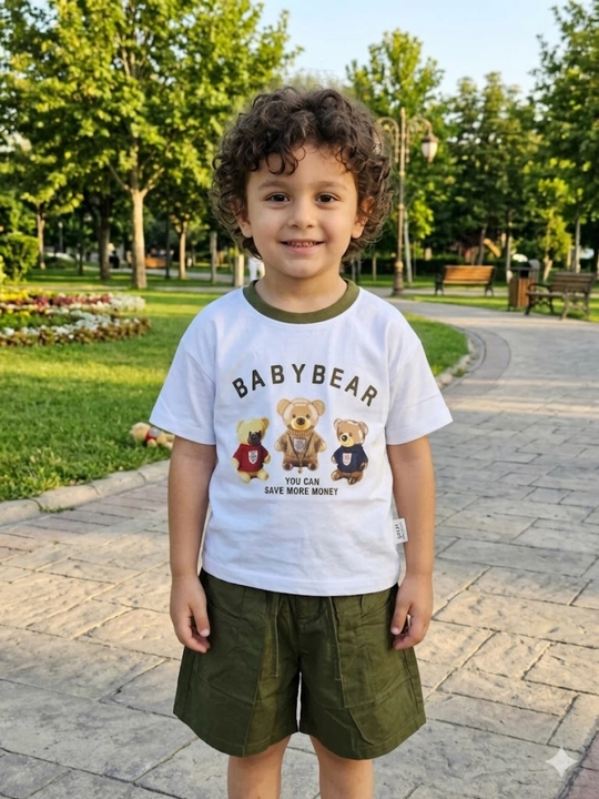 Летний комплект одежды для детей: футболка и шорты, удобный и стильный дизайн