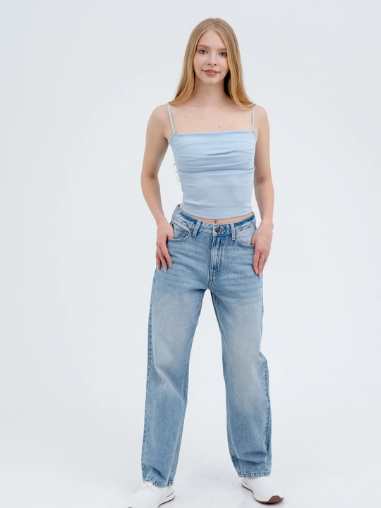 Ayollar uchun kuzgi jinsi shim, 98% paxta, stretch, S–XL