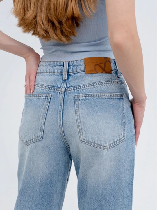 Ayollar uchun kuzgi jinsi shim, 98% paxta, stretch, S–XL