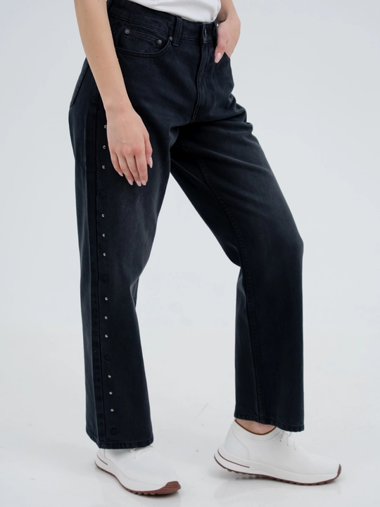 Ayollar uchun kuzgi jinsi shim, 98% paxta, stretch, S–XL