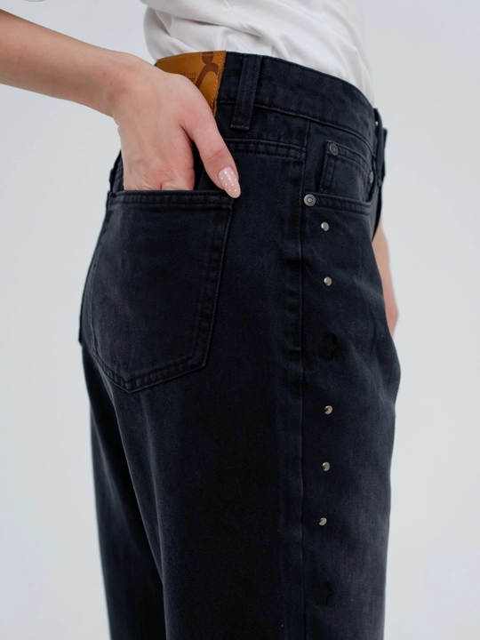 Ayollar uchun kuzgi jinsi shim, 98% paxta, stretch, S–XL