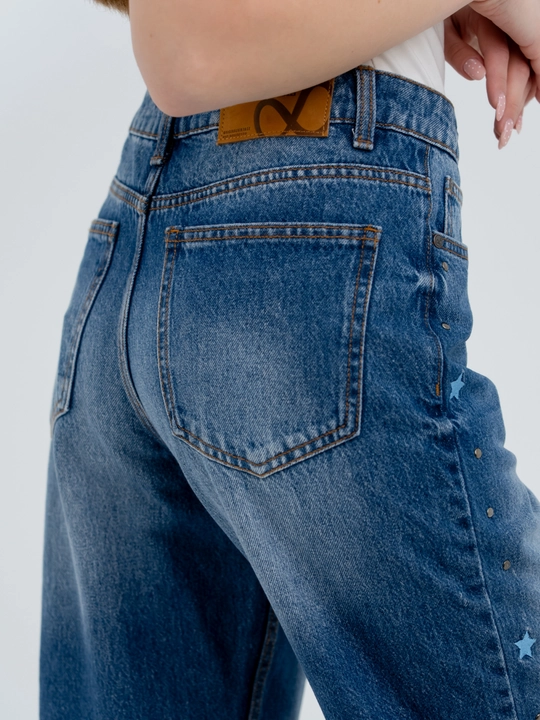 Ayollar uchun kuzgi jinsi shim, 98% paxta, stretch, S–XL