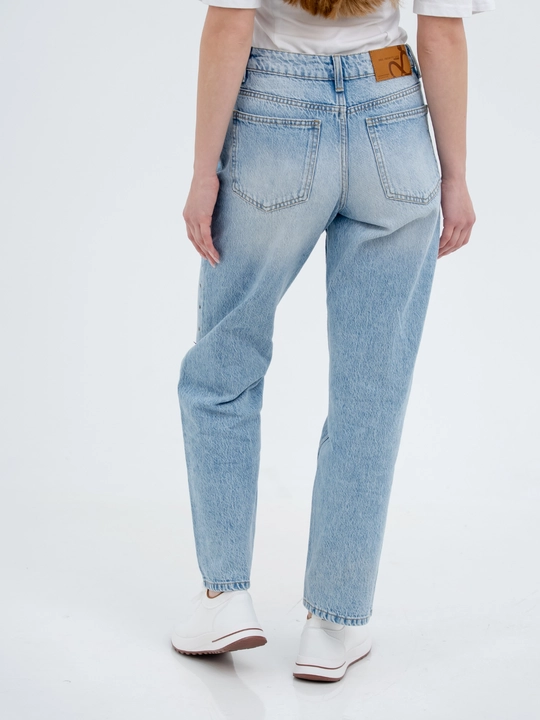 Ayollar uchun kuzgi jinsi shim, 98% paxta, stretch, S–XL
