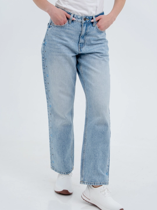 Ayollar uchun kuzgi jinsi shim, 98% paxta, stretch, S–XL