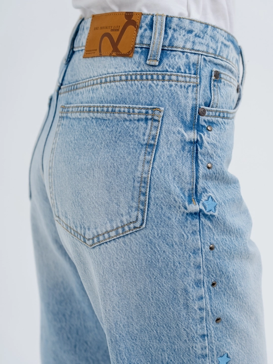 Ayollar uchun kuzgi jinsi shim, 98% paxta, stretch, S–XL