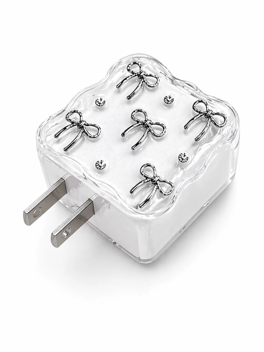 Apple 18W / 20W adapteri uchun himoya g‘ilof dekor TPU - 