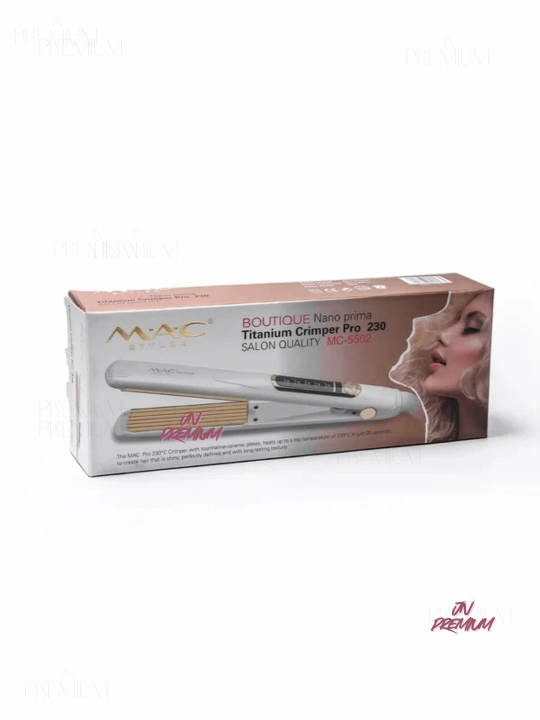 Professional soch uchun gafri dazmol MAC Stayler MC-5502, keramik plastinali