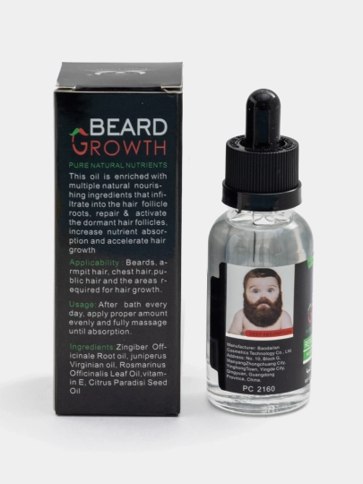 Средство для роста бороды и волос Beard Growth