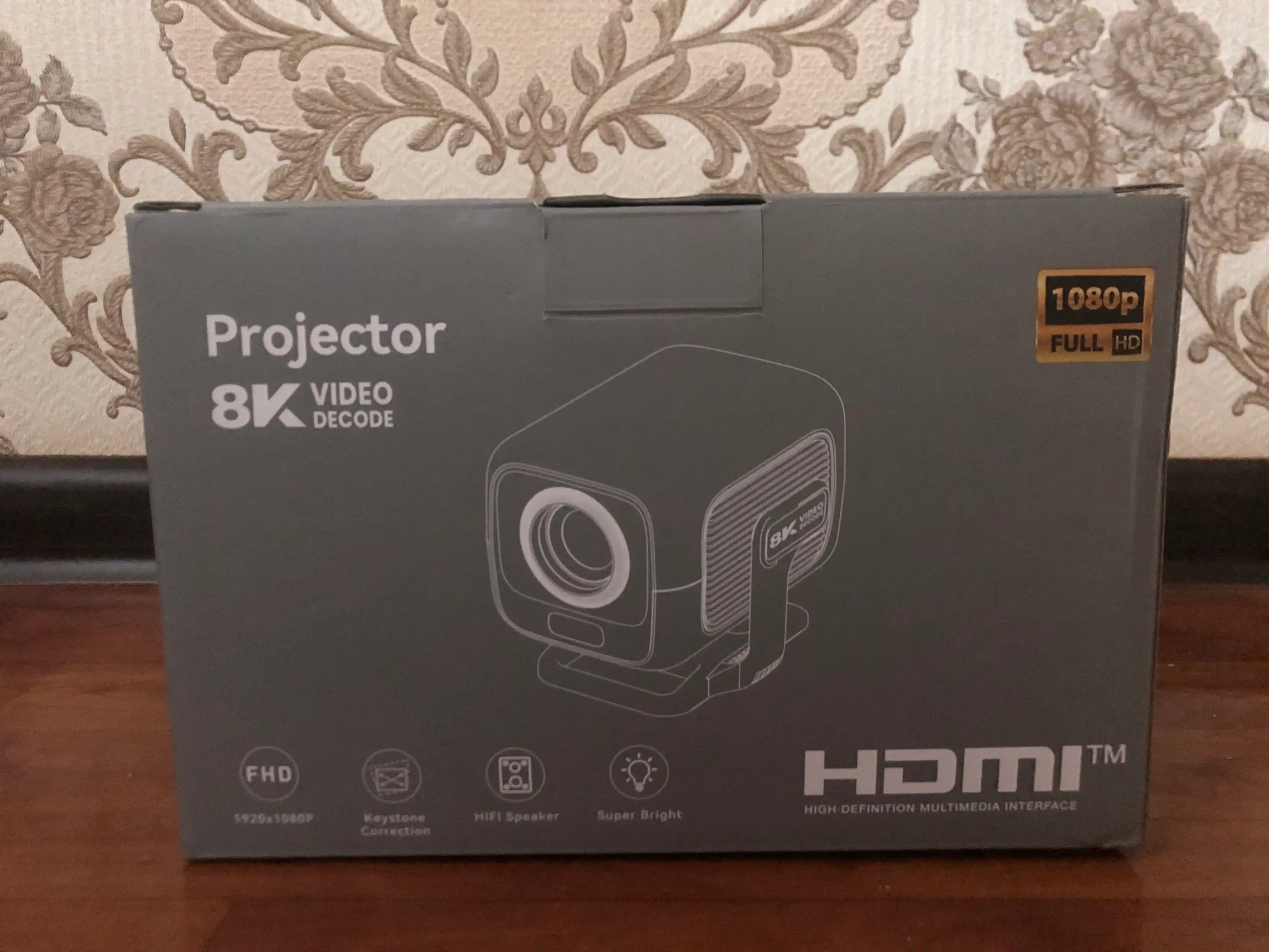 Smart video proektor HY320, HY260PRO, TP300, A-10, 1080P, Android 14