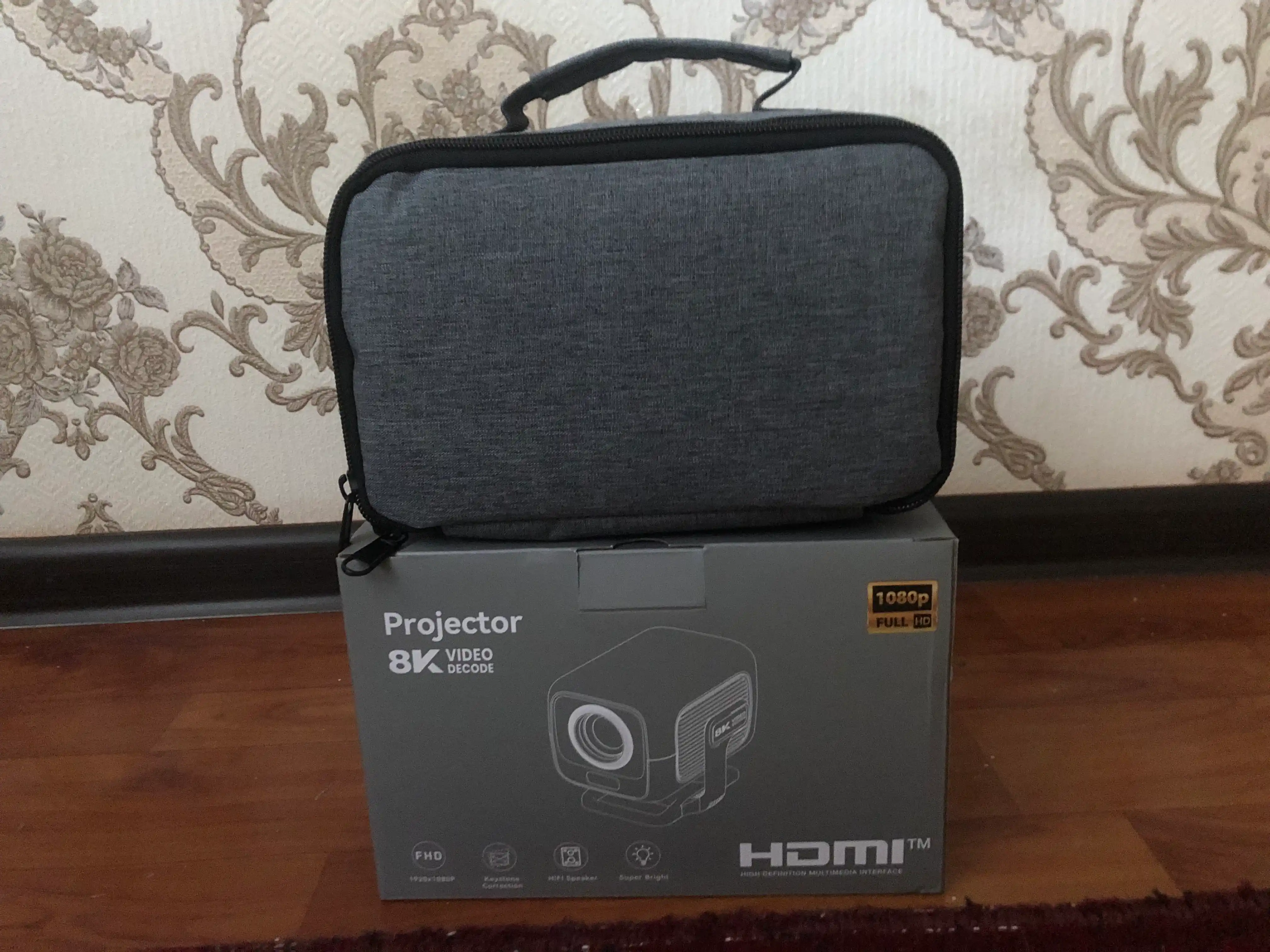 Smart video proektor HY320, HY260PRO, TP300, A-10, 1080P, Android 14