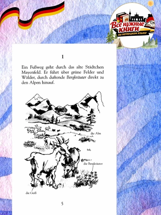 Книга Heidi. Немецкая детская классика, увлекательная история, без CD