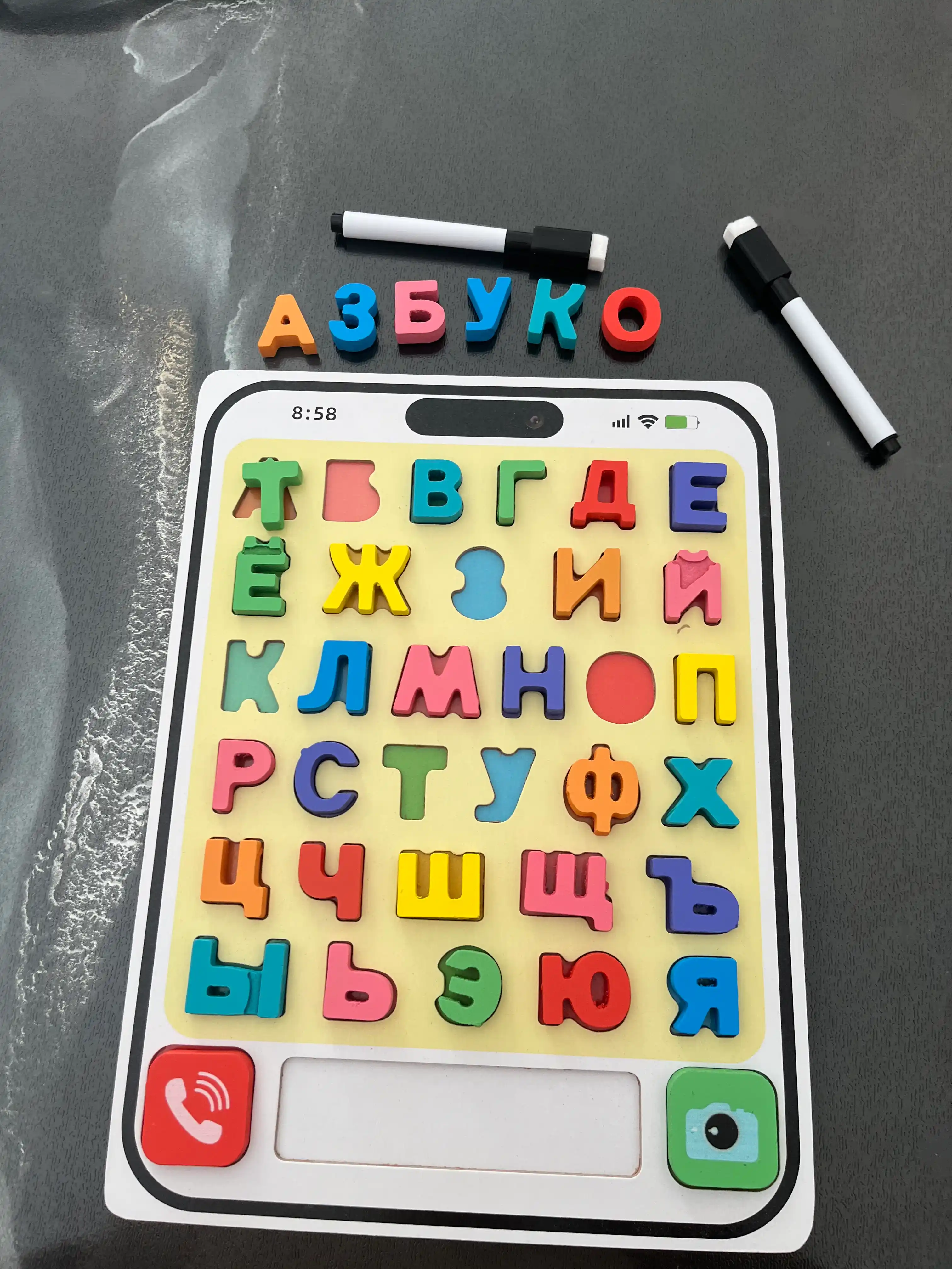 Деревянная головоломка для детей, буквы, цифры и формы для обучения