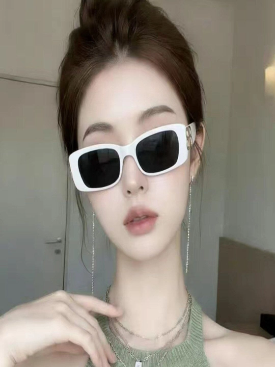 Ayollar ko‘zoynak, quyosh ko‘zoynak, oq ko‘zoynak, kvadrat ko‘zoynak, moda aksessuar - 