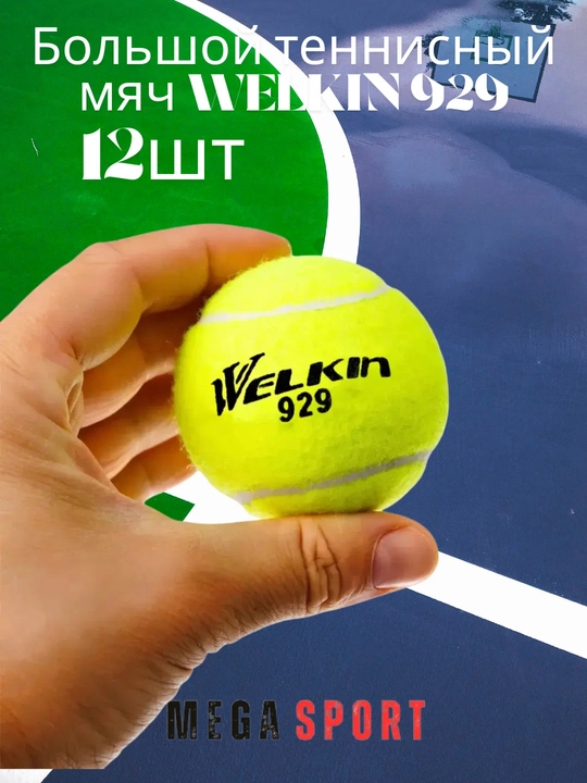 Katta tennis to‘plari to‘plami Welkin 929 (12 dona) - 