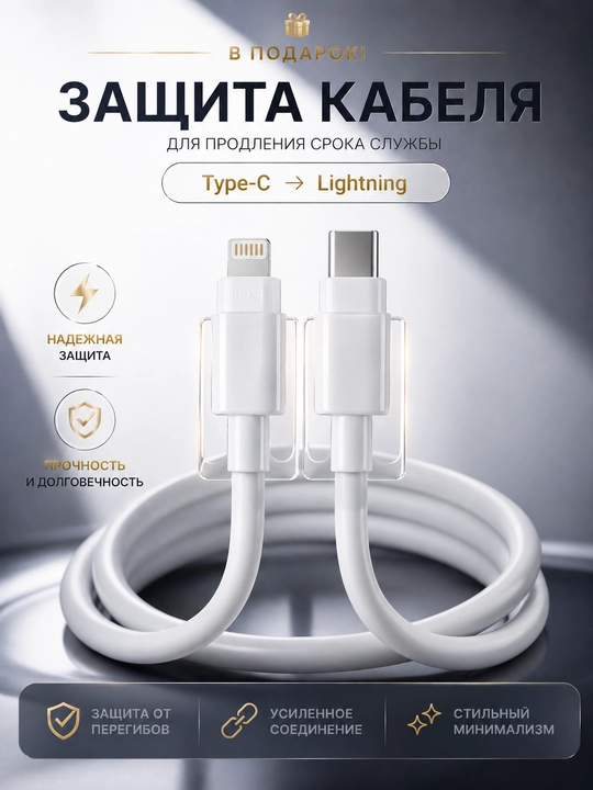 30W PD Tezkor Zaryad Kabeli – Type-C to Lightning / Type-C, iPhone va Android uchun