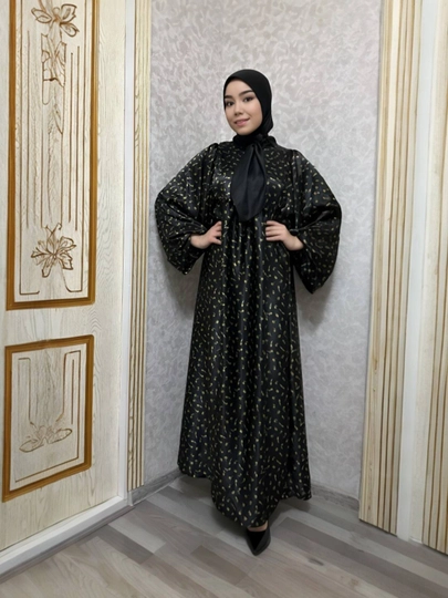 Женская одежда, абайя, повседневная одежда, религиозная одежда, платье из ткани бельмандо — CAMROZA-YASHILCAMROZA1999-БЕЖЕВ-ML