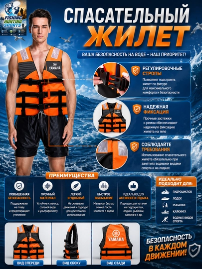 Жилет спасательный YAMAHA
