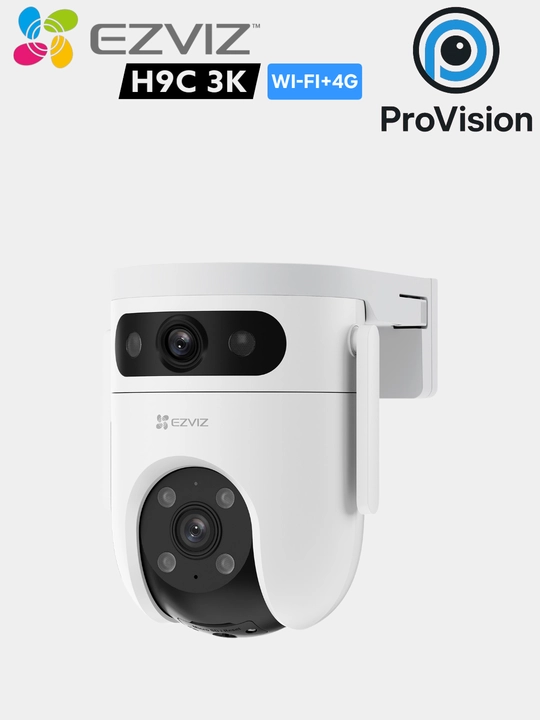 Ezviz камера H9C WiFi+Sim карта 4G с двойной линзами 5MP+5MP 3K - 