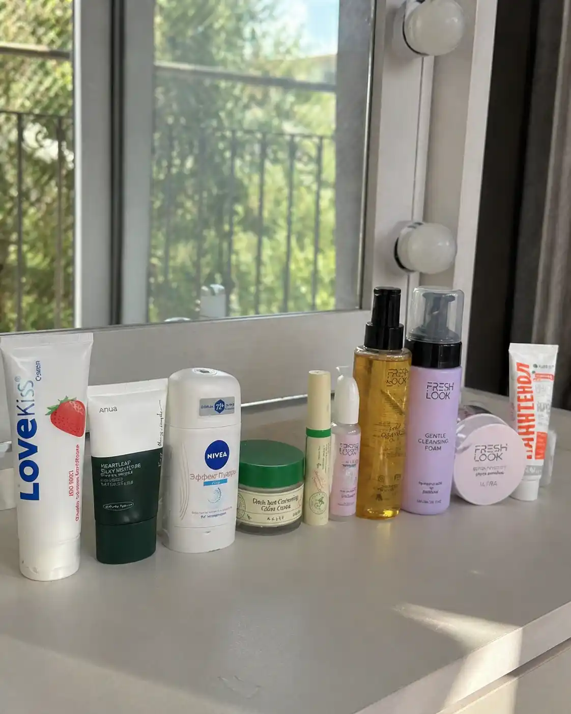 Набор для демакияжа и очищения лица FRESH LOOK: гидрофильное масло + пенка для умывания