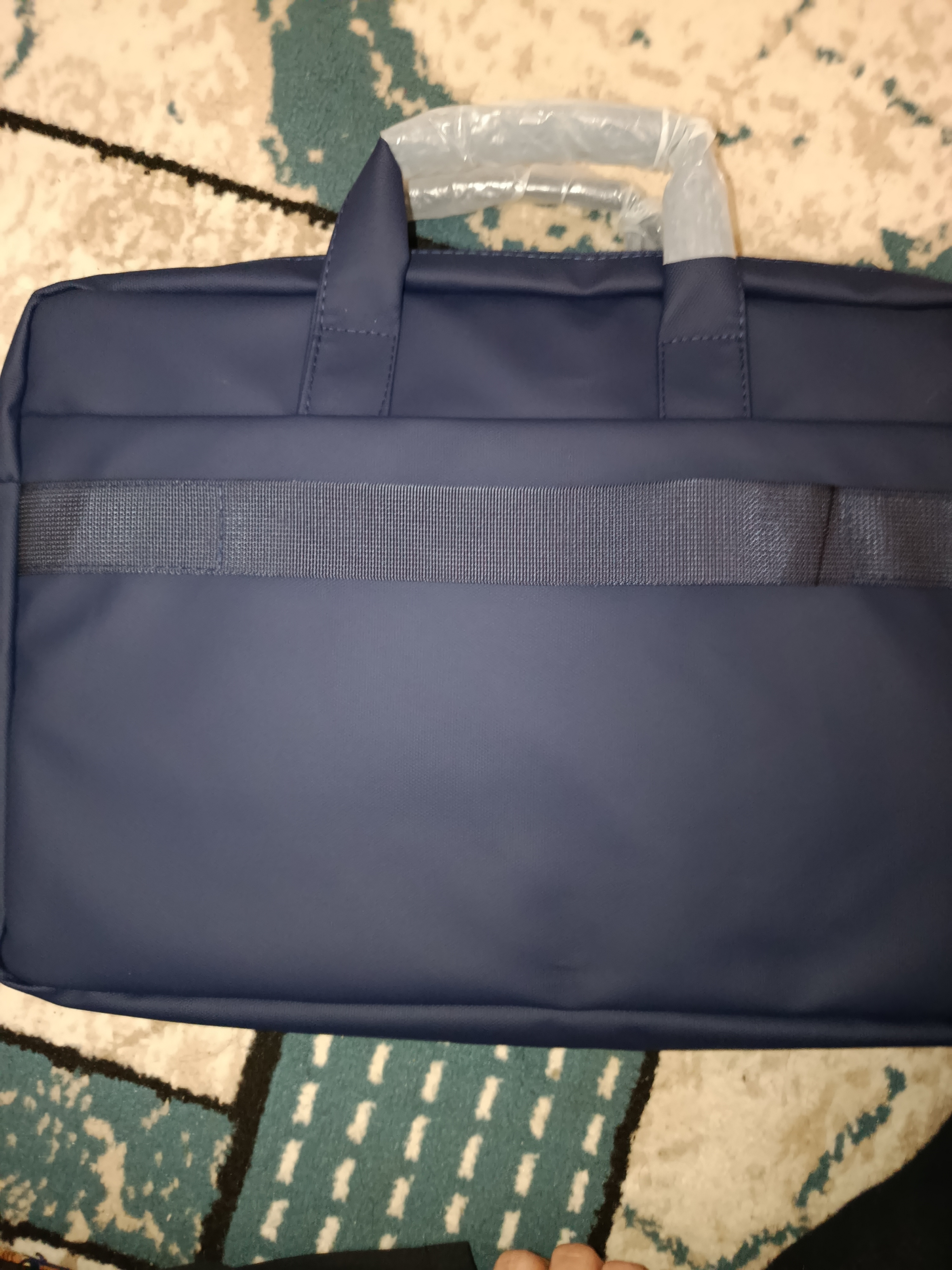 Сумка для ноутбука 15.6", портфель из экокожи, влагостойкая