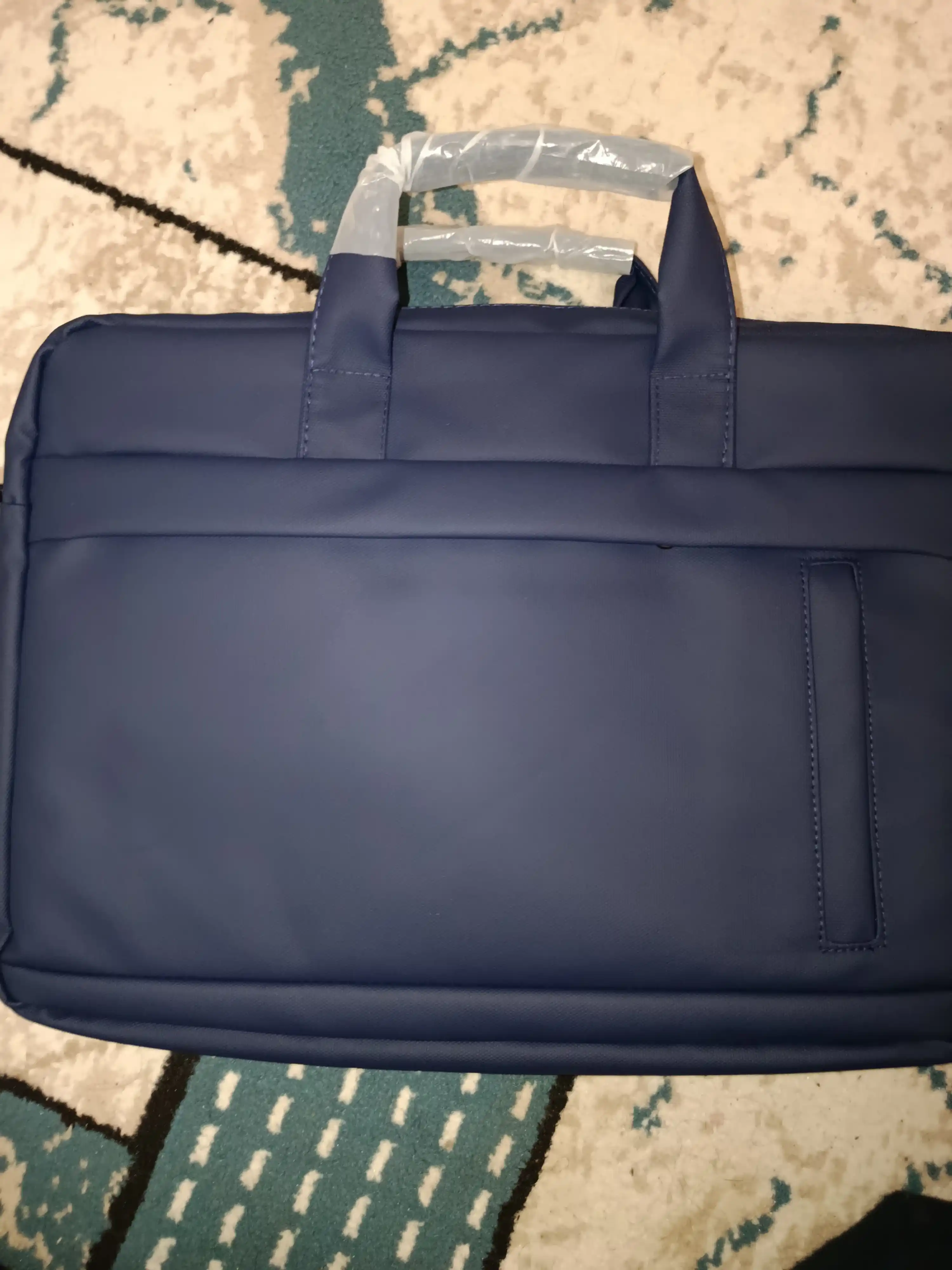 Сумка для ноутбука 15.6", портфель из экокожи, влагостойкая
