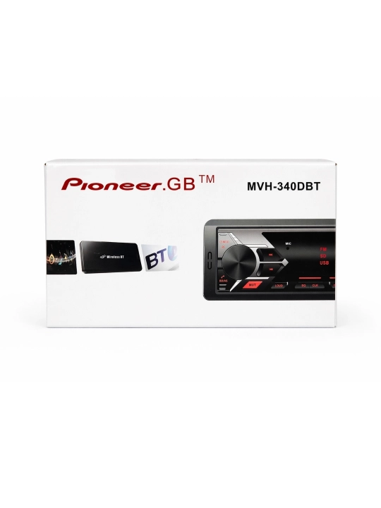Автомагнитола Pioneer GB, Bluetooth, USB, AUX, FM, Hands-free