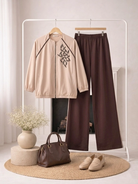 Yozgi ayollar kiyimi to'plami "Dvoyka" DEGO, katta o'lchamlar (M-7XL)