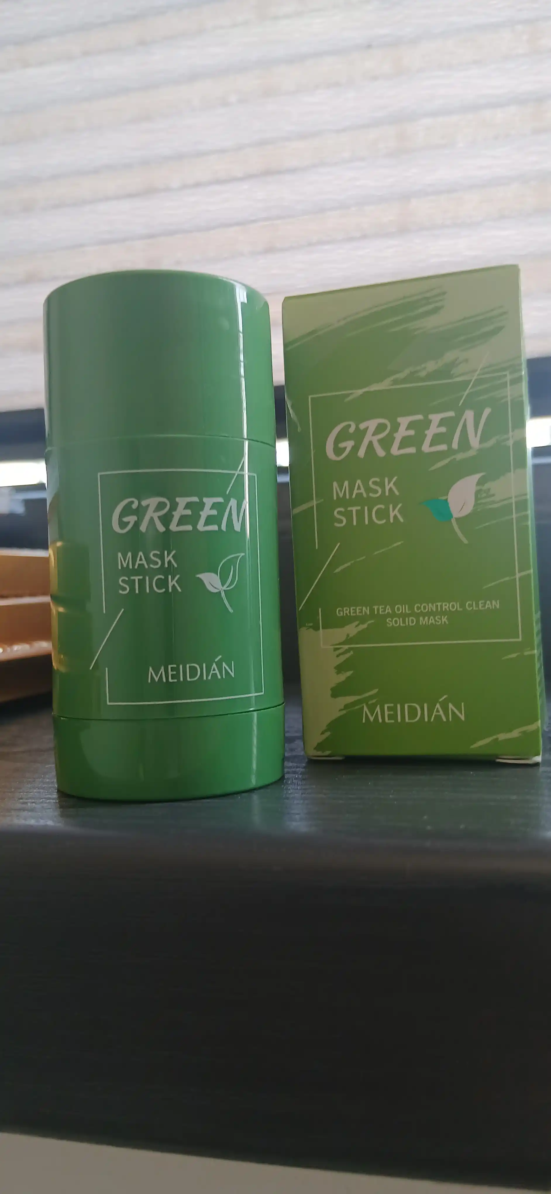 Глиняная маска стик для лица Green Mask Stick, от черных точек и прыщей акне
