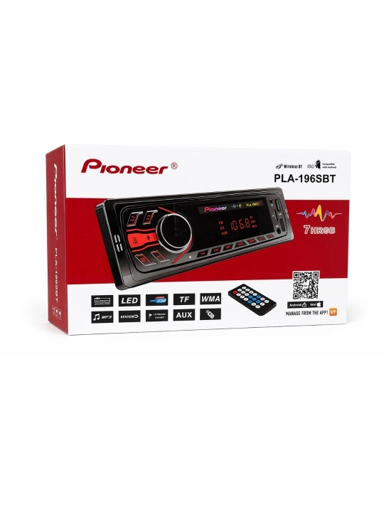 Автомагнитола Pioneer GB, Bluetooth, USB, AUX, FM, Hands-free