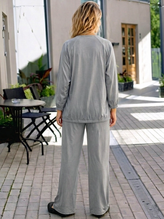 Yozgi ayollar kiyimi to'plami "Dvoyka" DEGO, katta o'lchamlar (M-7XL)