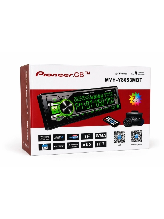 Автомагнитола Pioneer GB, Bluetooth, USB, AUX, FM, Hands-free