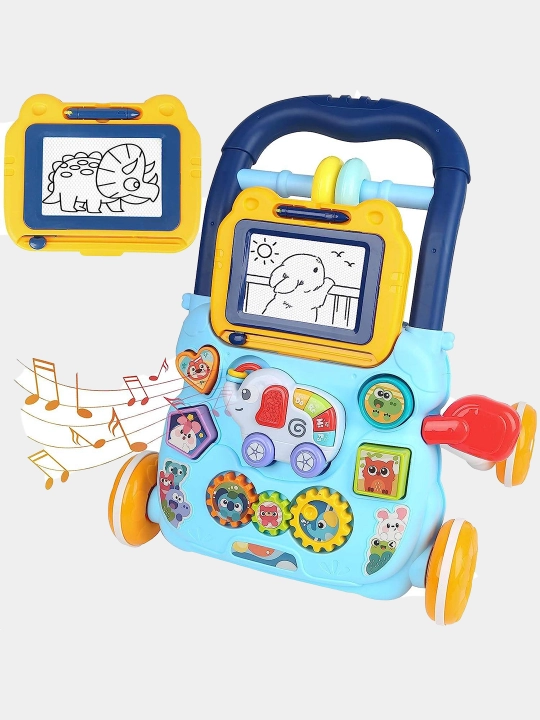 Huanger Music Walker musiqli yurgich va rasm taxtasi 12 oy+