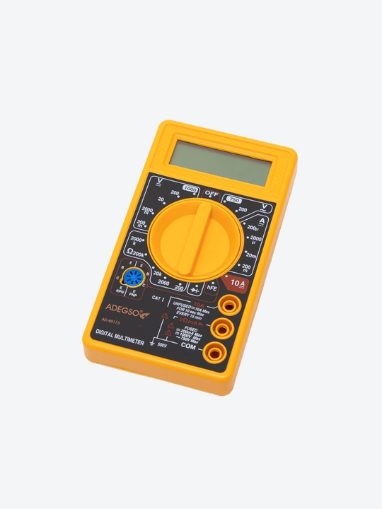 ADEGSO AD-80173 raqamli multimetr – kuchlanish, tok, qarshilik va boshqa o‘lchovlar uchun
