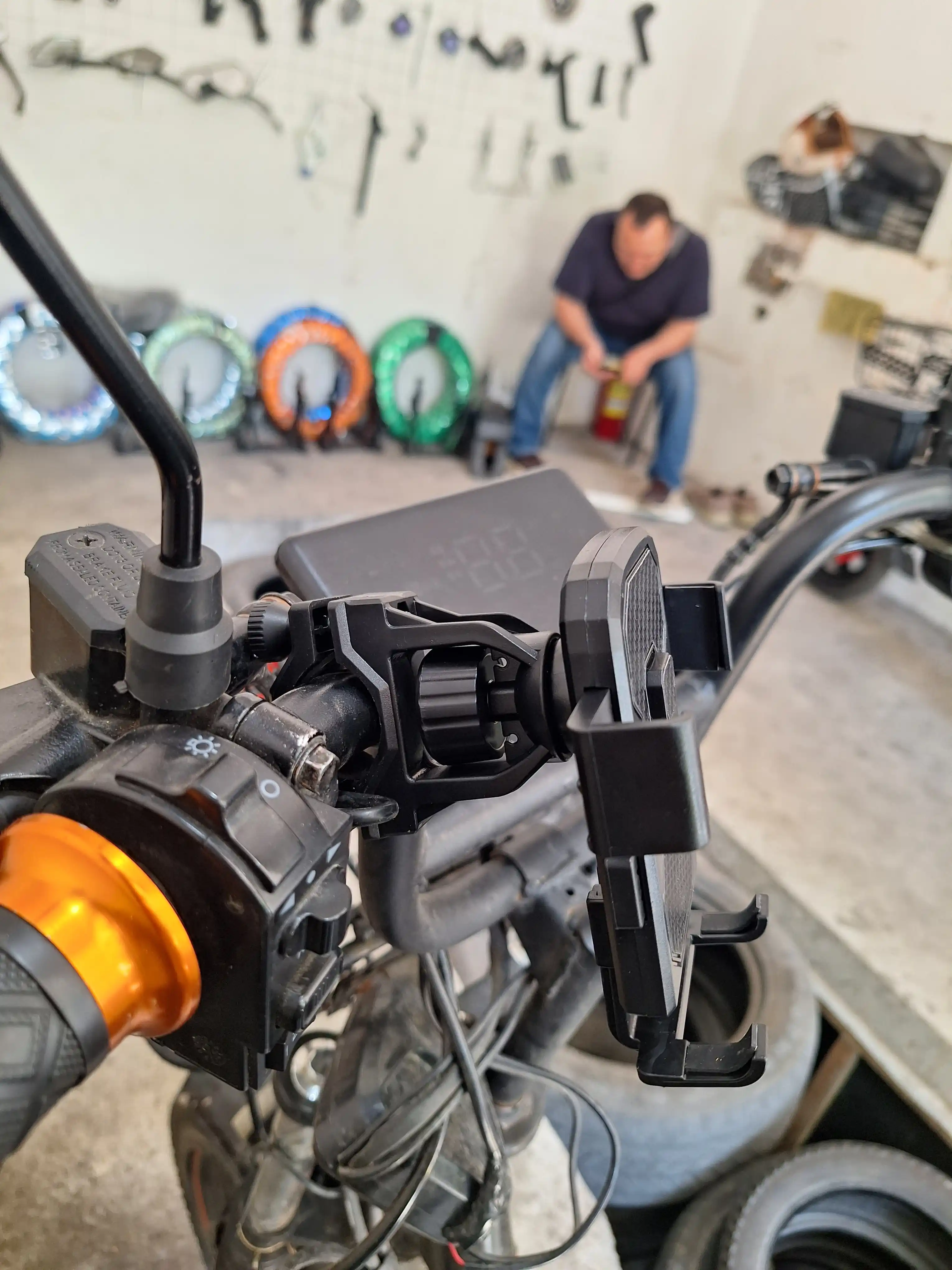 Velosiped uchun telefon ushlagich, mototsikl, mopedlar uchun, universal, Holder SH-3138