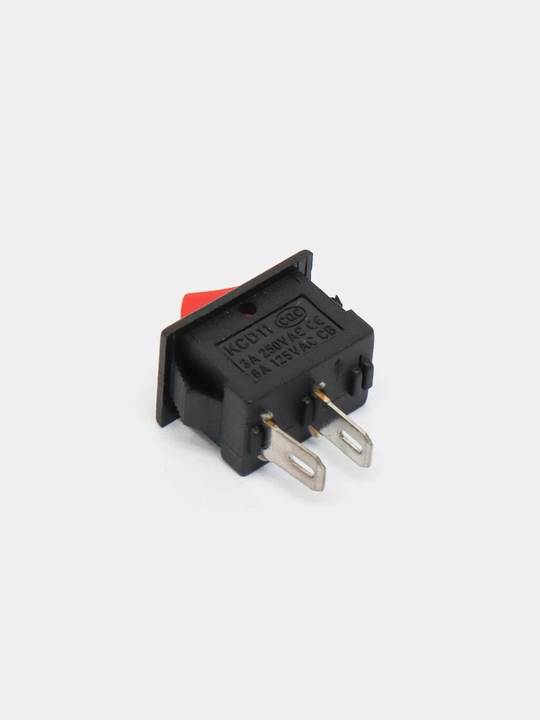 Клавишный переключатель KCD11 с фиксацией 250V3A, 10х15 мм