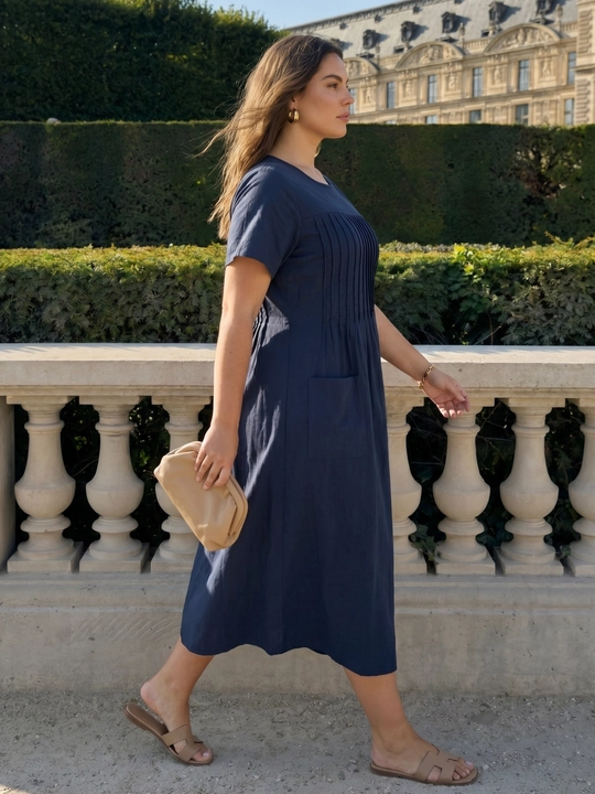 Ayollar yozgi libos, 100% paxta — ELLY FASHION