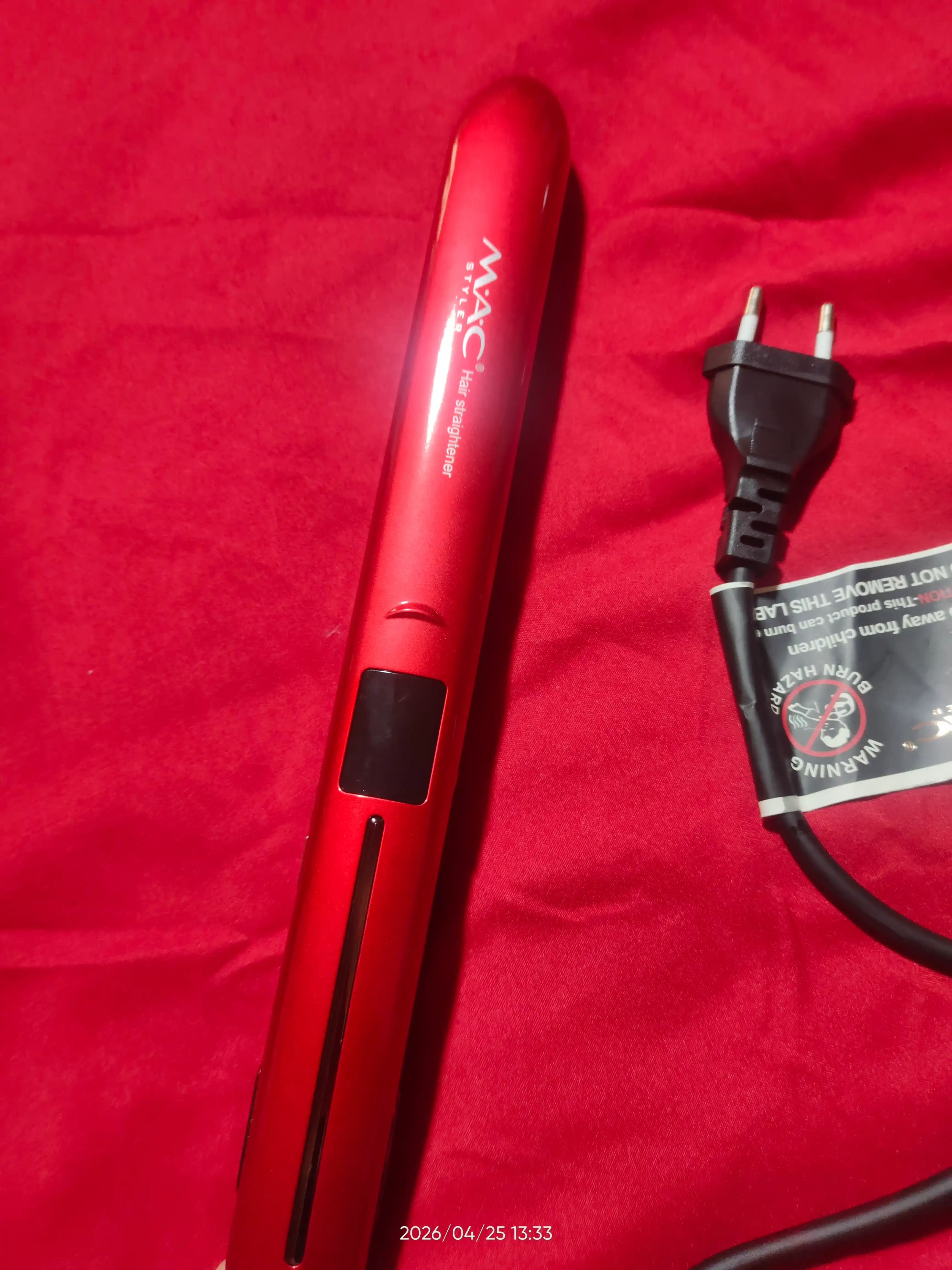 Выпрямитель для волос MAC Styler 450F, профессиональный утюжок, LED дисплей, 8 режимов