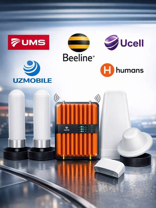 TOPLINK signal kuchaytirgich Booster Pro 2, 2G/3G/4G LTE, 100 dB - 