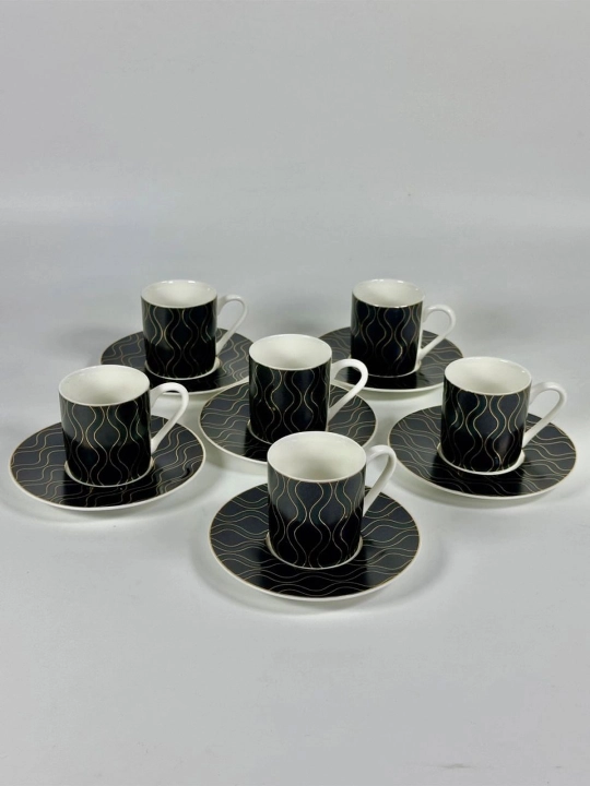 Qahva to'plamii "O.M.S. Collection" chinni, 12 dona, 6 kishilik, 100 ml HP