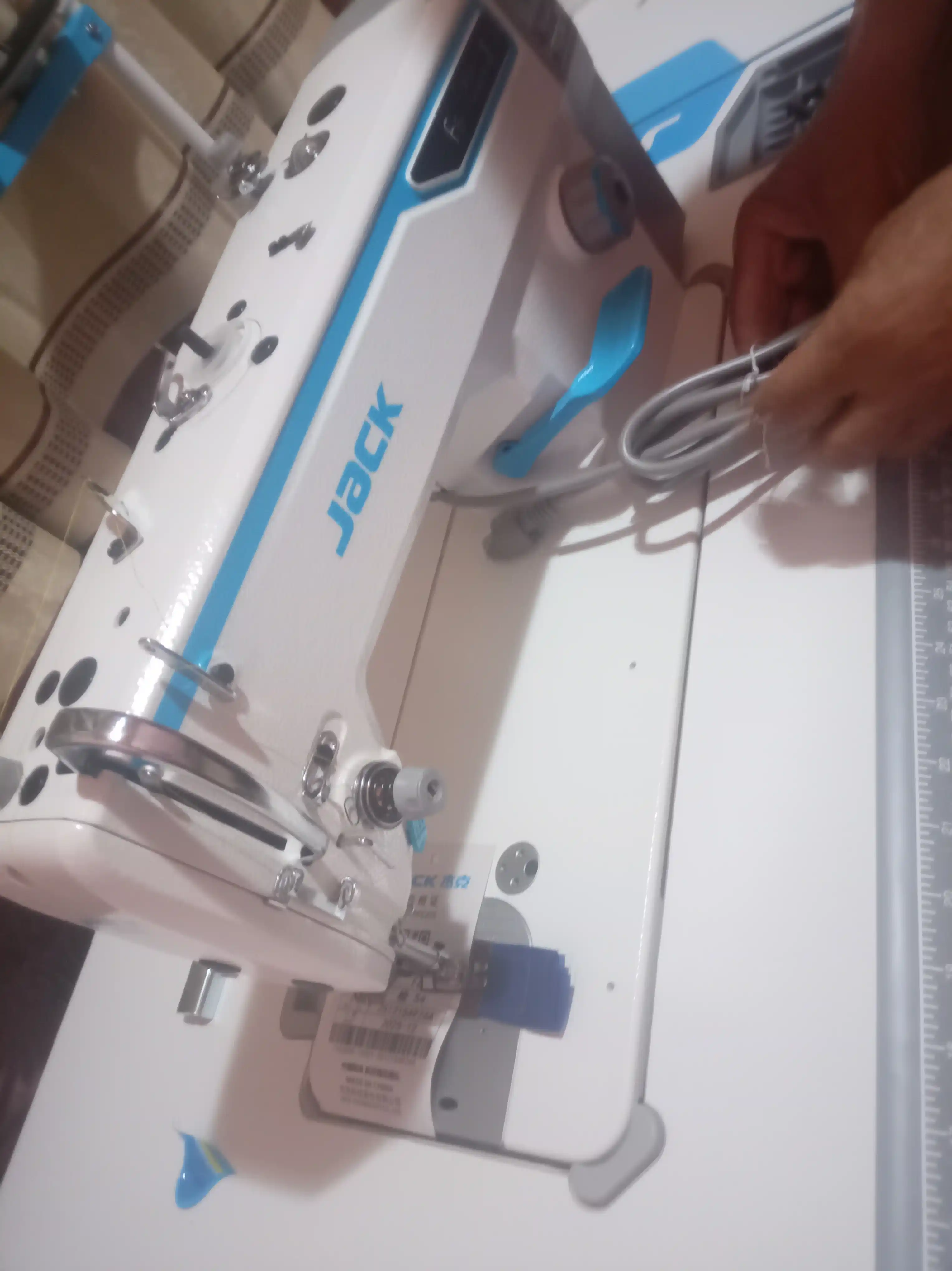 Jack F6 sanoat tikuv mashinasi, to‘g‘ri chok, jack tikuv mashinasi, tikuv mashinalari 220V