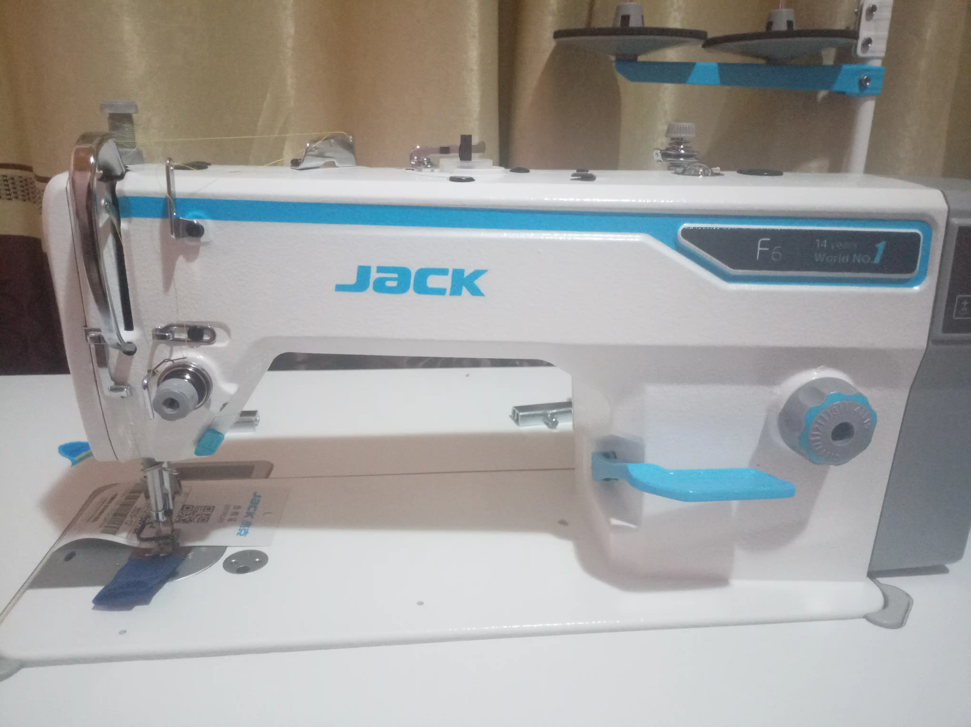 Jack F6 sanoat tikuv mashinasi, to‘g‘ri chok, jack tikuv mashinasi, tikuv mashinalari 220V